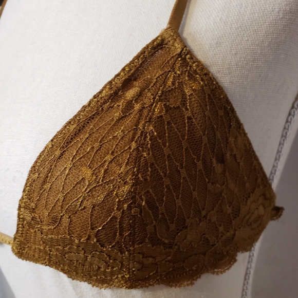 Free People  Gold Bra - Picture 2 of 8